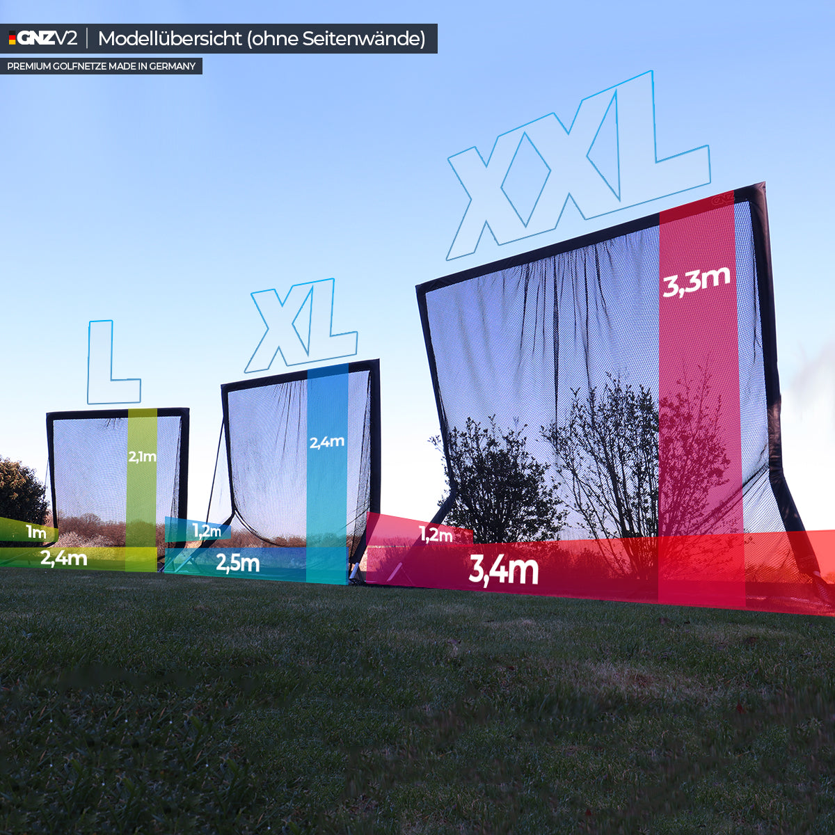 GNZV2 Golf Net Driving Range | Model L