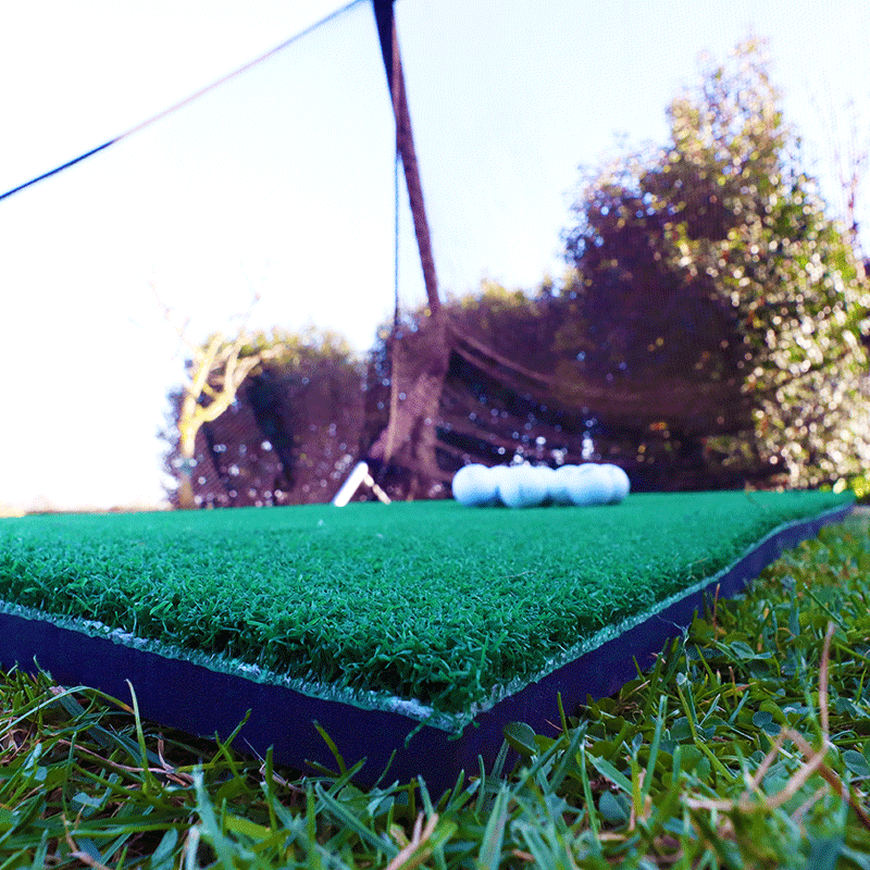 Golf Abschlagmatte | 150cm x 120cm x 3,5cm | Inkl. Zubehör