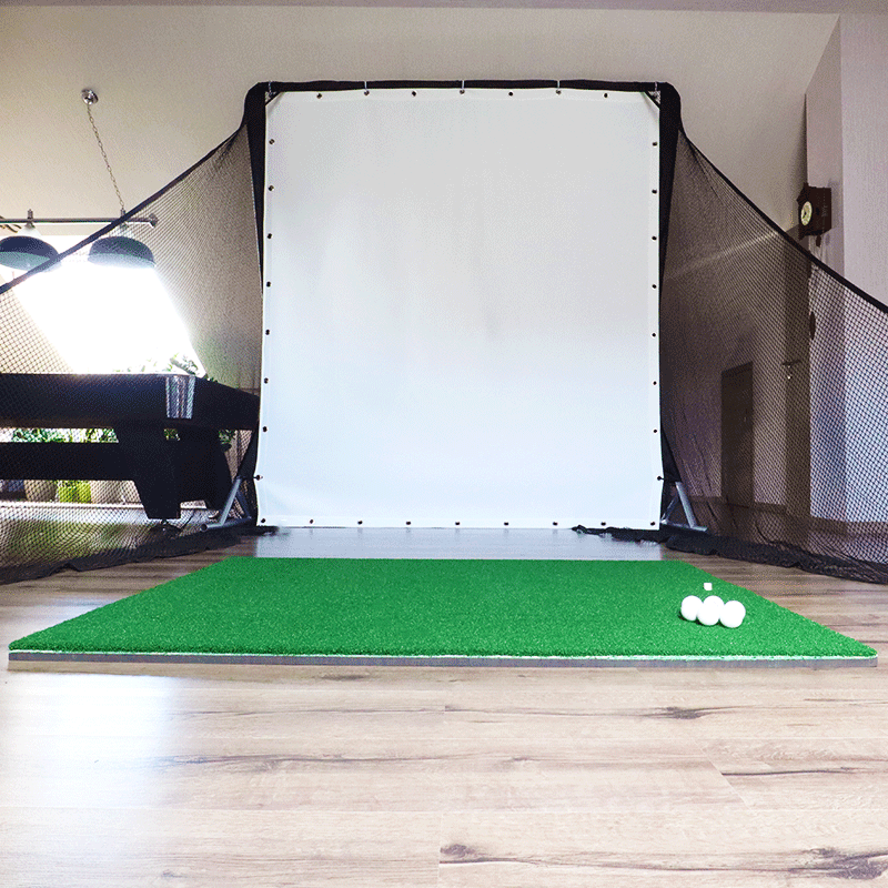 Golf Abschlagmatte | 150cm x 120cm x 3,5cm | Inkl. Zubehör