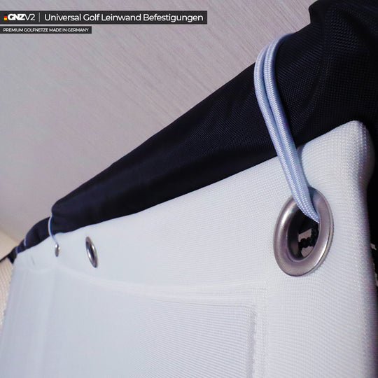 Filet de Practice de Golf GNZV2 | Modèle L | Inclus Petit Tapis de Frappe + Écran de Frappe