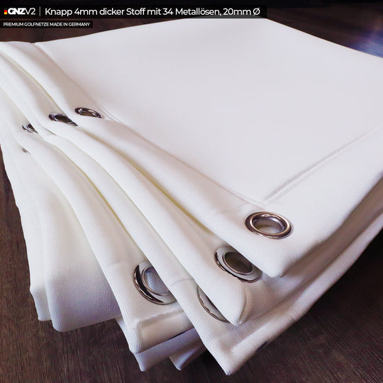 Filet de Practice de Golf GNZV2 | Modèle L | Inclus Petit Tapis de Frappe + Écran de Frappe